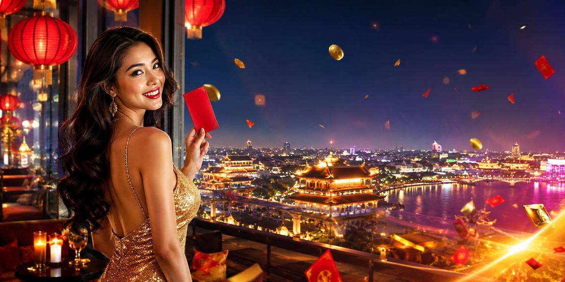 Đèn lồng Huế và bao lì xì đỏ tượng trưng cho ưu đãi thể thao mùa lễ hội tại d40